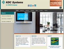 Tablet Screenshot of kdc-systems.com